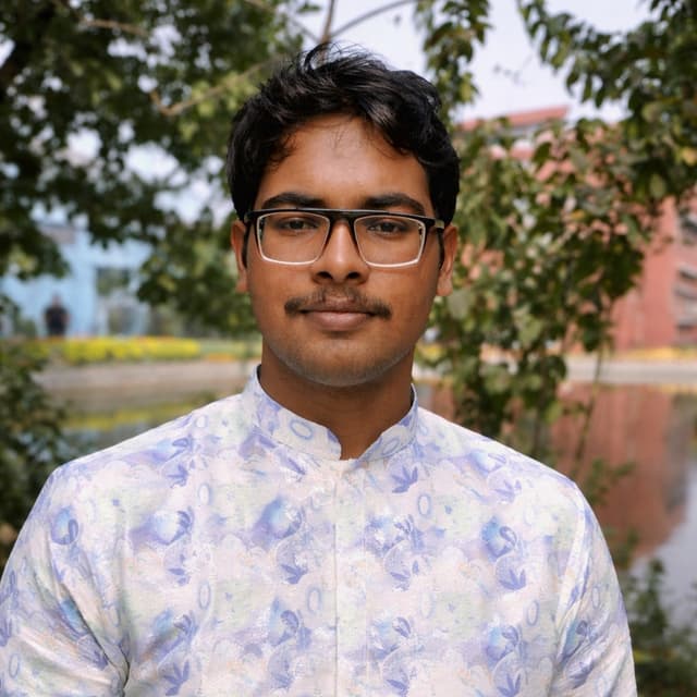 Abhirup Datta Khan — tutor, Final-year CS (Hons) at Ramakrishna Mission Vivekananda Centenary College